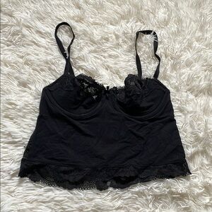 Victoria's Secret Black Lace Cami